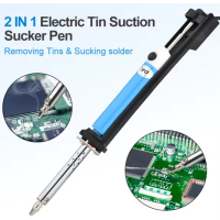 Mini soldeerbout met tinzuig functie